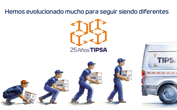 TIPSA 25 años. Gracias por formar parte de nuestra historia