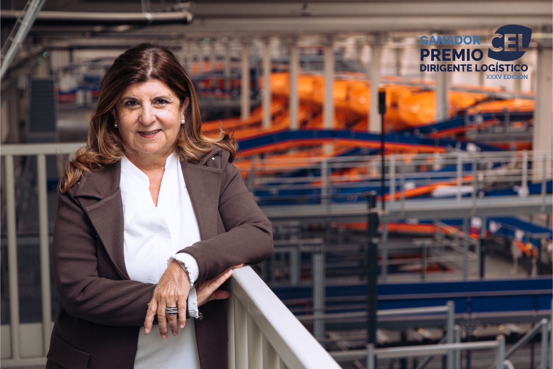Marisa Camacho recibe el Premio CEL Dirigente Logístico "Jose Luis Carreras"